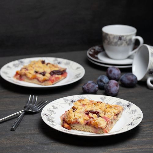 Veganer Zwetschgen-Streuselkuchen
