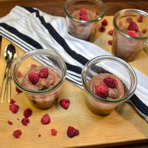 vegane Mousse au Chocolat