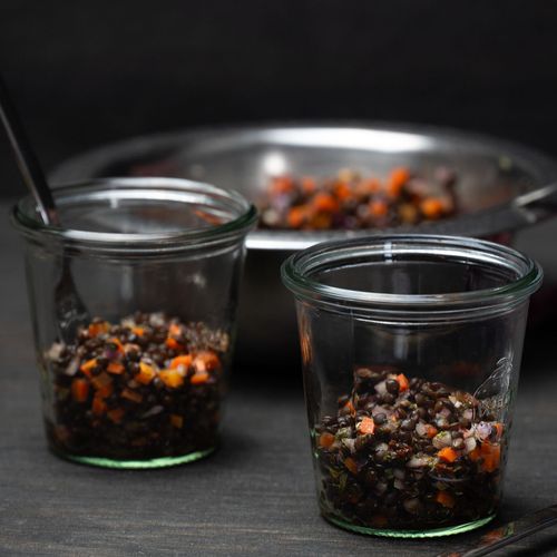 Veganer Linsensalat
