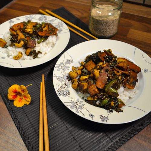Veganes Autumn Chop Suey
