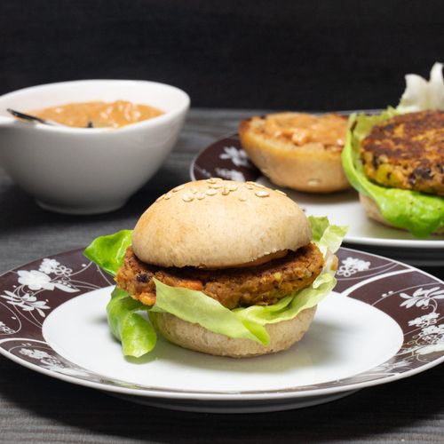 Grilled Vegan Burger