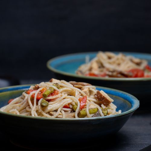 Spargel-Pasta